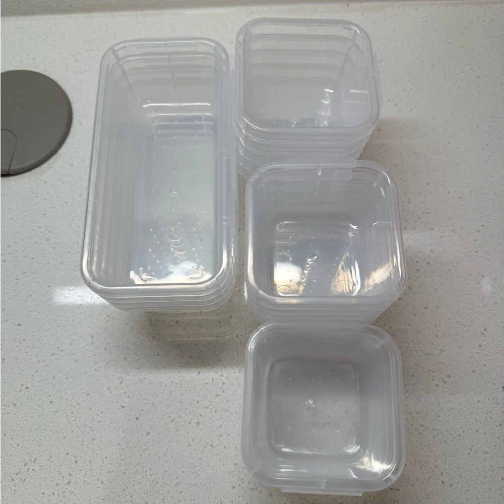 Clear Plastic Storage Containers